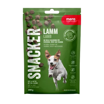 Mera Hundeleckerlis Snacker Lamm