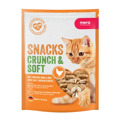 Mera Katzenleckerlis Crunch & Soft Huhn