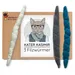 Kater Kasimir Petits vers en feutre, roulés à la main, lot de 3