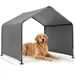 GIANTEX Hundehütte Outdoor, 128 x 118 x 108 cm