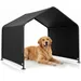GIANTEX Hundehütte Outdoor, 128 x 118 x 108 cm