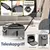 GIANTEX Faltbare Transportbox Katze mit Rädern, bis 15 kg