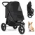 GIANTEX faltbarer Hundebuggy, Haustier-Katzenbuggy GIANTEX faltbarer Hundebuggy, Haustier-Katzenbuggy