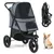 GIANTEX faltbarer Hundebuggy, Haustier-Katzenbuggy GIANTEX faltbarer Hundebuggy, Haustier-Katzenbuggy