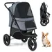 GIANTEX faltbarer Hundebuggy, Haustier-Katzenbuggy