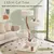 GIANTEX Arbre a Chat Design 132cm, Structure Métal, 4 Niveaux, Beige GIANTEX Arbre a Chat Design 132cm, Structure Métal, 4 Niveaux, Beige