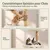 GIANTEX Tour de Juegos para Gato en Madera Bohème Poirier Altura 104CM