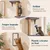 GIANTEX Étagères Murales pour Chat en Bois, 5 Pièces, Charge 20KG GIANTEX Étagères Murales pour Chat en Bois, 5 Pièces, Charge 20KG