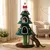 GIANTEX Arbre a Chat 138CM Forme Sapin de Noël avec 2 Niches GIANTEX Arbre a Chat 138CM Forme Sapin de Noël avec 2 Niches