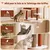 GIANTEX Arbre a Chat Moderne en Bois, Tour de Jeux pour Chat Multiniveaux GIANTEX Arbre a Chat Moderne en Bois, Tour de Jeux pour Chat Multiniveaux