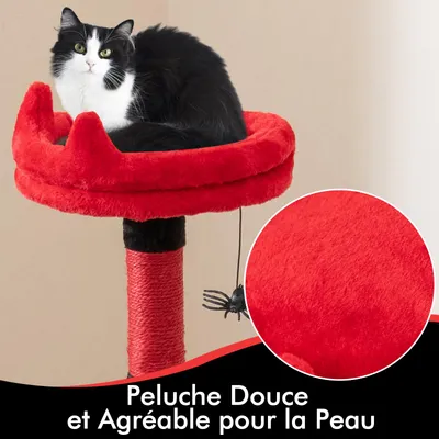 GIANTEX Arbre a Chat Style Gothique, Arbre a Chats avec Poteaux à Gratter. GIANTEX Arbre a Chat Style Gothique, Arbre a Chats avec Poteaux à Gratter.