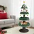 GIANTEX Arbre a Chat en Forme de Sapin de Noël à 4 Niveaux GIANTEX Arbre a Chat en Forme de Sapin de Noël à 4 Niveaux