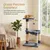 GIANTEX Arbre a Chat 63CM à 3 Niveaux, Tour de Jeux pour Chats Interieur GIANTEX Arbre a Chat 63CM à 3 Niveaux, Tour de Jeux pour Chats Interieur