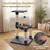 GIANTEX Arbre a Chat 63CM à 3 Niveaux, Tour de Jeux pour Chats Interieur GIANTEX Arbre a Chat 63CM à 3 Niveaux, Tour de Jeux pour Chats Interieur