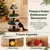 GIANTEX Arbre a Chat Sapin de Noel Hauteur 143CM, Condo Douillet Supérieur GIANTEX Arbre a Chat Sapin de Noel Hauteur 143CM, Condo Douillet Supérieur