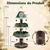 GIANTEX Arbre a Chat Sapin de Noel Hauteur 143CM, Condo Douillet Supérieur GIANTEX Arbre a Chat Sapin de Noel Hauteur 143CM, Condo Douillet Supérieur