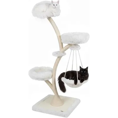 GIANTEX Arbre a Chat Design Hauteur 169CM Poteau en Sisal Peluche GIANTEX Arbre a Chat Design Hauteur 169CM Poteau en Sisal Peluche