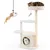 GIANTEX Arbre a Chat Interieur 105cm avec Condo, Planche à Gratter GIANTEX Arbre a Chat Interieur 105cm avec Condo, Planche à Gratter
