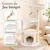 GIANTEX Arbre a Chat Interieur 105cm avec Condo, Planche à Gratter GIANTEX Arbre a Chat Interieur 105cm avec Condo, Planche à Gratter