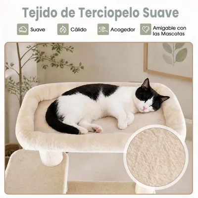 GIANTEX Árbol para Gatos Multinivel, 71 x 71 x 194 cm GIANTEX Árbol para Gatos Multinivel, 71 x 71 x 194 cm
