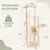 GIANTEX Arbre a Chat 194 cm Moderne Multi-Niveaux, Griffoirs en Sisal GIANTEX Arbre a Chat 194 cm Moderne Multi-Niveaux, Griffoirs en Sisal