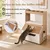 GIANTEX Meuble Litiere Chat, Anti-Basculement pour Animaux de Compagnie
