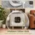 GIANTEX Mueble Arenero para Gatos en Forma Casita de 2 Niveles con Puertas GIANTEX Mueble Arenero para Gatos en Forma Casita de 2 Niveles con Puertas