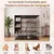 GIANTEX Cage Chat Interieur, Enclos Chat en Fil Métallique Modulable