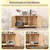 GIANTEX Gatos armario 50 x 108 x 70 cm, armario para gatos GIANTEX Gatos armario 50 x 108 x 70 cm, armario para gatos
