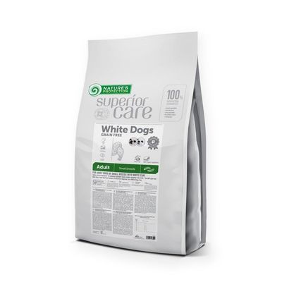 Nature's Protection White Dog pienso sin cereales insectos perros pequeños