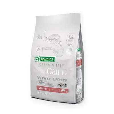 Nature's Protection White Dog pienso sin cereales salmón cachorros Nature's Protection White Dog pienso sin cereales salmón cachorros