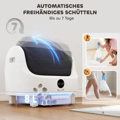 PawHut Selbstreinigende Katzenklo PawHut Selbstreinigende Katzenklo