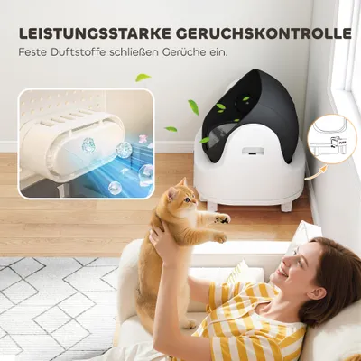 PawHut Selbstreinigende Katzenklo PawHut Selbstreinigende Katzenklo
