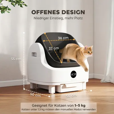 PawHut Selbstreinigende Katzenklo PawHut Selbstreinigende Katzenklo