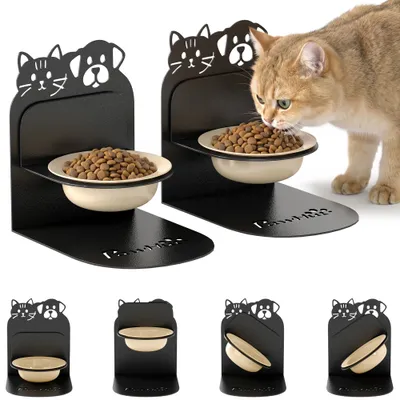 PawHut Erhöhter Futternapf
