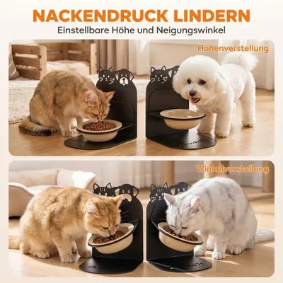 PawHut Erhöhter Futternapf
