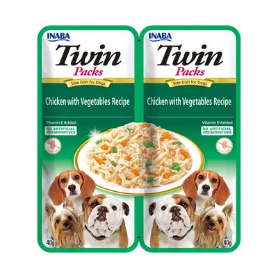 Inaba Churu Twin Packs Pollo con Verduras en Caldo para perros Inaba Churu Twin Packs Pollo con Verduras en Caldo para perros