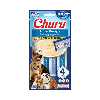 Inaba Churu Atún Snack Cremoso para perros Sin Pollo Inaba Churu Atún Snack Cremoso para perros Sin Pollo