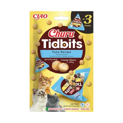 Inaba Churu Tidbits Atún Bocaditos Rellenos para gatos Inaba Churu Tidbits Atún Bocaditos Rellenos para gatos