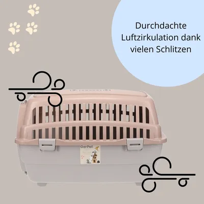 GarPet Transportbox Hunde Katzen Kaninchen Hundebox Katzenbox GarPet Transportbox Hunde Katzen Kaninchen Hundebox Katzenbox