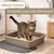 GarPet Katzenklo ohne Deckel Katzentoilette Offen Eckig Katzen Klo