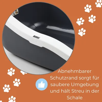 GarPet Katzenklo offen Katzentoilette hoher Rand GarPet Katzenklo offen Katzentoilette hoher Rand