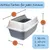 GarPet 2er Set Katzenklo Hoher Rand Extra hohe Katzentoilette GarPet 2er Set Katzenklo Hoher Rand Extra hohe Katzentoilette