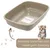 GarPet Katzenklo ohne Deckel Katzentoilette Offen Eckig Katzen Klo GarPet Katzenklo ohne Deckel Katzentoilette Offen Eckig Katzen Klo