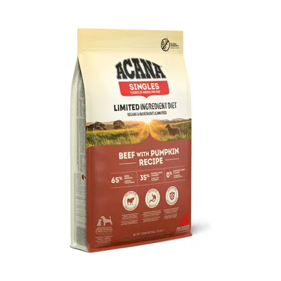 Acana Singles pienso de vacuno con calabaza para perros Acana Singles pienso de vacuno con calabaza para perros