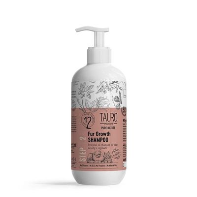 Tauro Pro Line champú crecimiento del pelo para perros y gatos