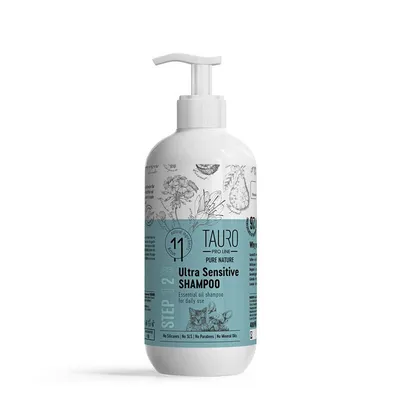 Tauro Pro Line champú ultra sensible para perros y gatos Tauro Pro Line champú ultra sensible para perros y gatos