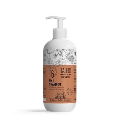 Tauro Pro Line champú hidratante 5 en 1 para perros y gatos