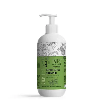 Tauro Pro Line champú detox herbal para perros y gatos Tauro Pro Line champú detox herbal para perros y gatos