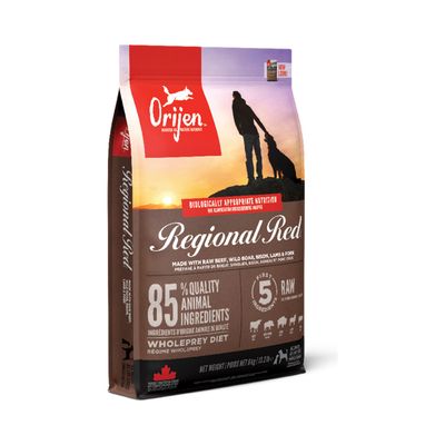 Orijen Regional Red pienso sin cereales de carnes rojas para perros